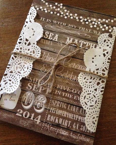 DIY invitaciones boda