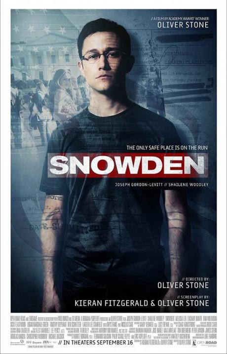 Tráiler oficial y afiche de Snowden, la nueva película de Oliver Stone