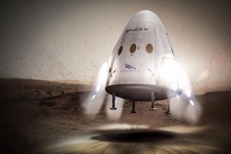 Elon Musk quiere mandar una cápsula Red Dragon a Marte en 2018
