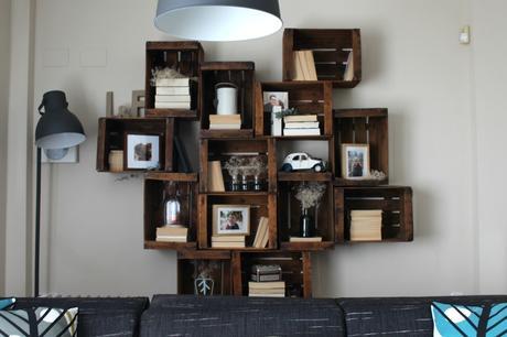 PAREDES DE ALMACENAJE DIFERENTES composicion-estanteria-ecodeco