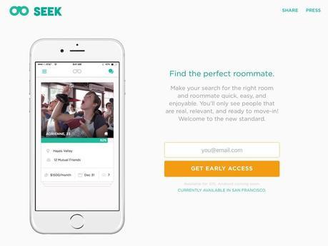 Top 25 Ideas de Startups Marzo 2016 Roommate-Finding Apps
