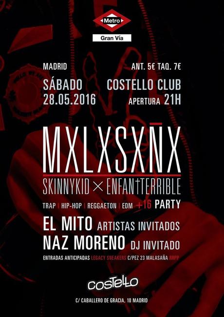 MXLXSXNX se presenta en Costello