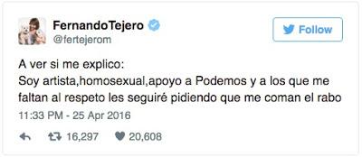 FERNANDO TEJERO CULTIVA SU RABO