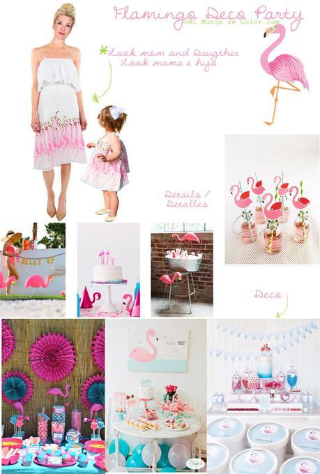 deco parti inspiration flamingos