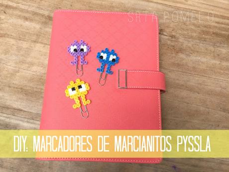 DIY: marcadores de marcianitos de Pyssla.