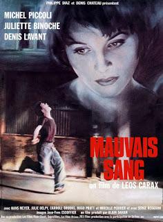 MALA SANGRE (Mauvais sang) (Francia, 1986) Thriller, Fantástico