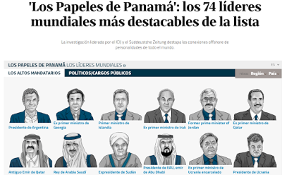 Los 90 Rufianes y falsos patriotas de bolsillo aparecidos en los #PanamáPapers, hasta ahora.