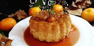 Flan de fresas al microondas