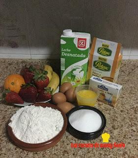 BIZCOCHO DE VAINILLA CON FRUTAS EN MI OLLA ERIKA