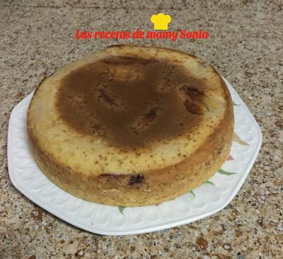 BIZCOCHO DE VAINILLA CON FRUTAS EN MI OLLA ERIKA