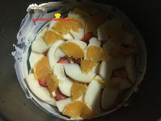 BIZCOCHO DE VAINILLA CON FRUTAS EN MI OLLA ERIKA