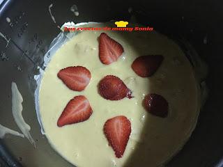 BIZCOCHO DE VAINILLA CON FRUTAS EN MI OLLA ERIKA