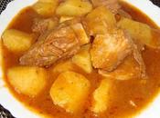 Costillas adobadas patatas