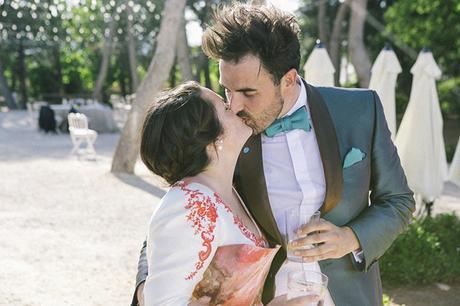 Novia de color, flamencos y mucha originalidad ¿te atreves?