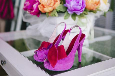 Novia de color, flamencos y mucha originalidad ¿te atreves?