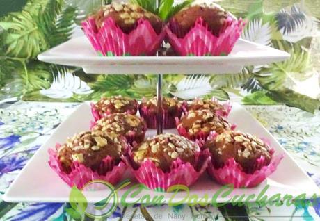 Magdalenas de chocolate Magdalenas de chocolate