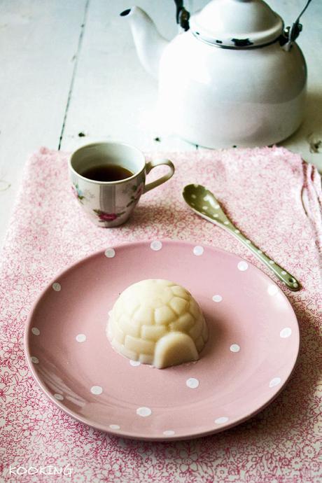 Cuajada de coco con aroma de citronella