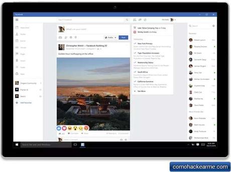 Facebook, Instagram y Messenger ya cuenta con nuevas aplicaciones en Windows 10