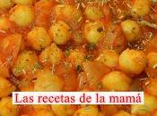 Receta rápida garbanzos tomate