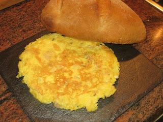 TORTILLA DE GAMBAS