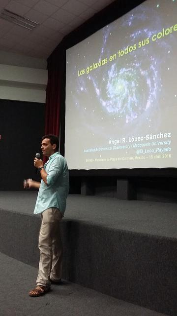 Charla en Planetario SAYAB de Playa del Carmen