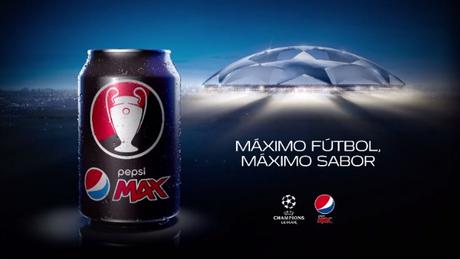 Pepsi MAX estrena campaña y packaging para la UEFA Champions League