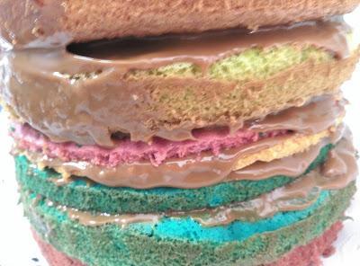 Tarta arcoiris
