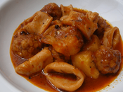 Albóndigas calamares