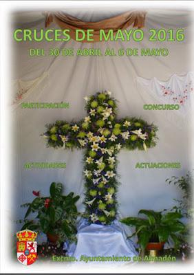 Situación de las Cruces de Mayo 2016 de Almadén: del 30 de abril al 6 de mayo