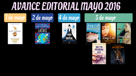 AVANCE EDITORIAL | MAYO 2016
