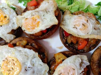 Champiñones rellenos Champiñones rellenos