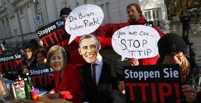Barcelona prende la mecha de la rebelión contra el TTIP.