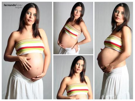 peinados para photoshoot de modelos embarazadas