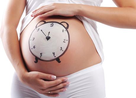 el tiempo exacto para un photoshoot de modelo embarazada