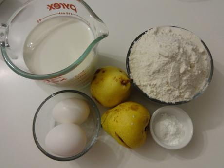 CRÊPES AUX POIRES / PEARS PANCAKES / PANQUEQUES CON PERAS / بان كيك بالاجاص