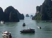 Vietnam: Días Halong Bay. bahía dragón descendente