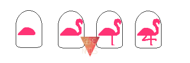 FLAMINGO NAILS