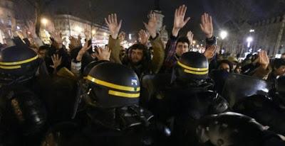 La “Noche, en Vela” parisiense. (Continuación de la “Noche de los indignados”, en la madrileña Puerta del Sol).