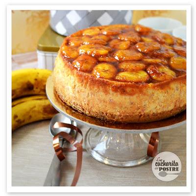 TARTA DE QUESO DE PLÁTANO / BANANA CHEESECAKE