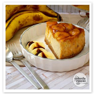 TARTA DE QUESO DE PLÁTANO / BANANA CHEESECAKE