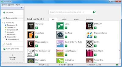 uTorrent es la mejor aplicación para bajar archivos