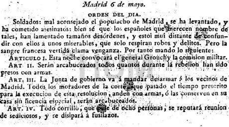 La Gazeta de Madrid y el 2 de mayo de 1808