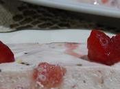 Flan queso fruta