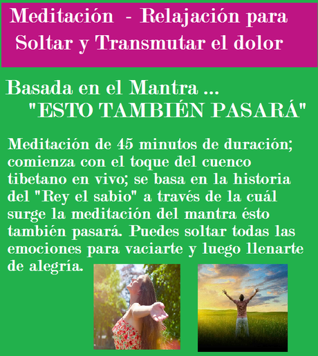 Meditación Relajación Esto También Pasará