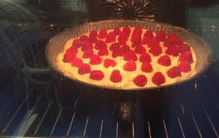 BIZCOCHO DE FRAMBUESAS Y MASCARPONE