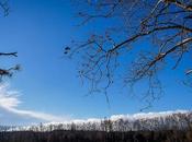 Cielo azul invierno