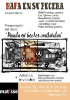 Rafa en su pecera en concierto