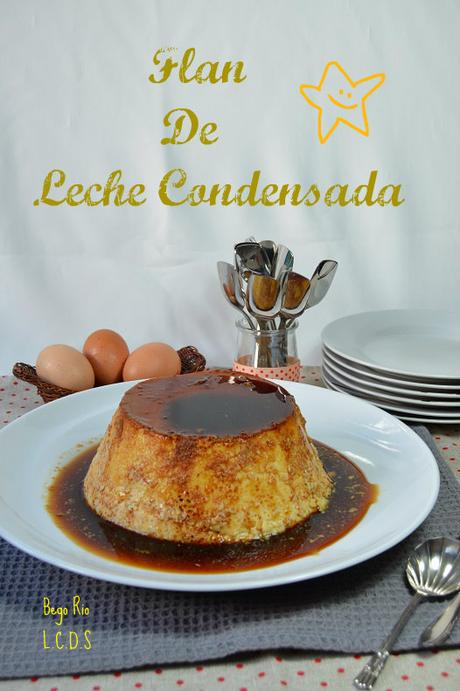 Flan de leche condensada en olla expréss