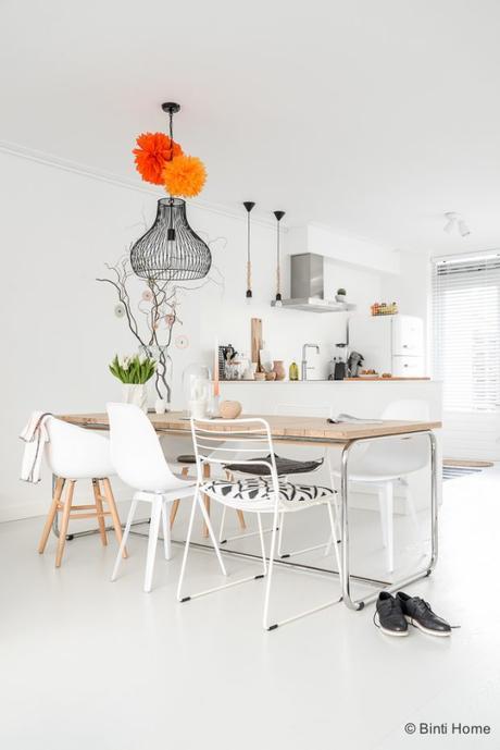 lampara colgante color cocina