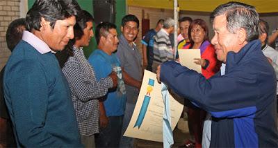 GORE LIMA RECONOCE A OPERARIOS POR SU TRABAJO DURANTE FENÓMENO DEL NIÑO…